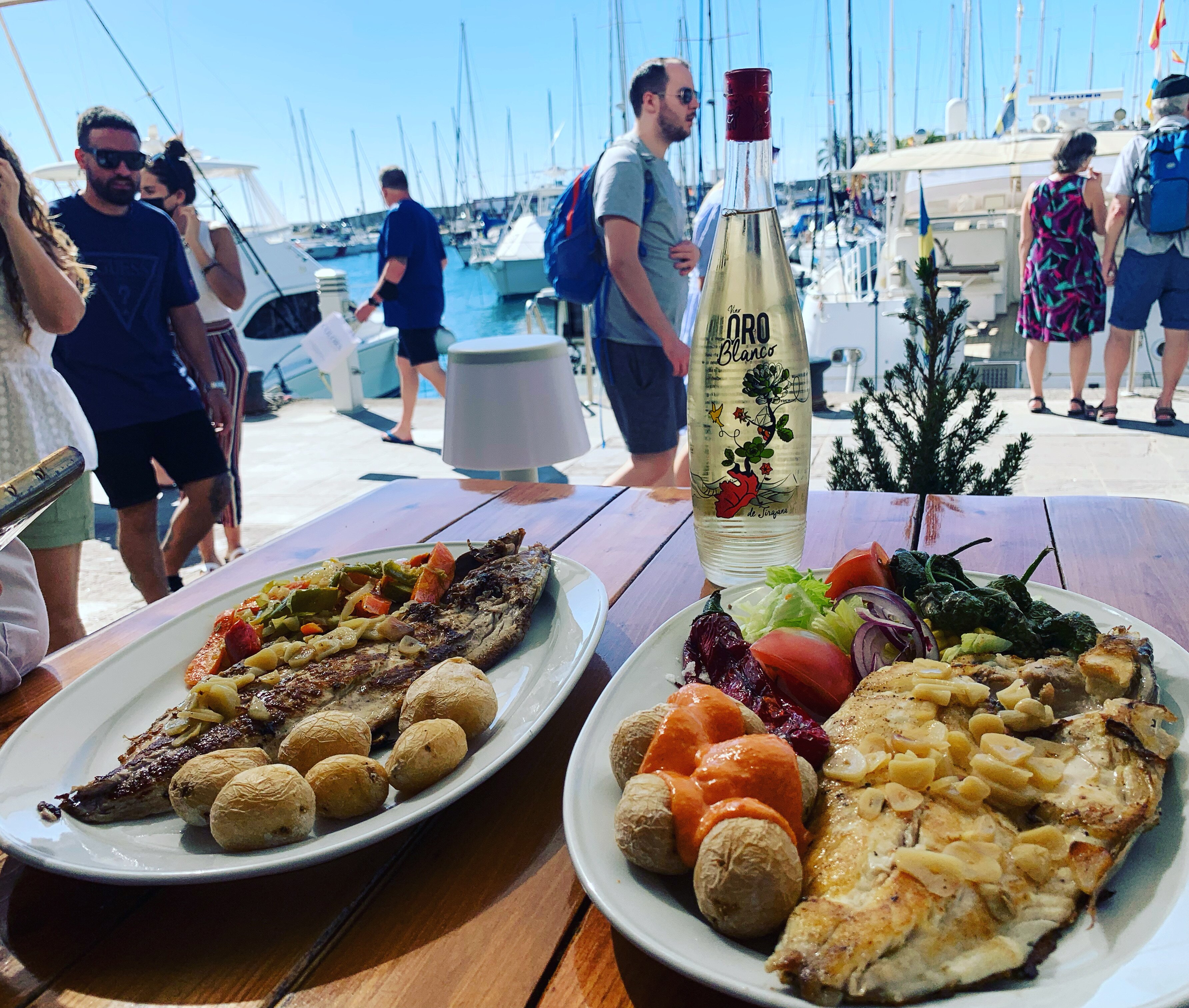 Fresh local fish and seafood at Mogán restaurants
