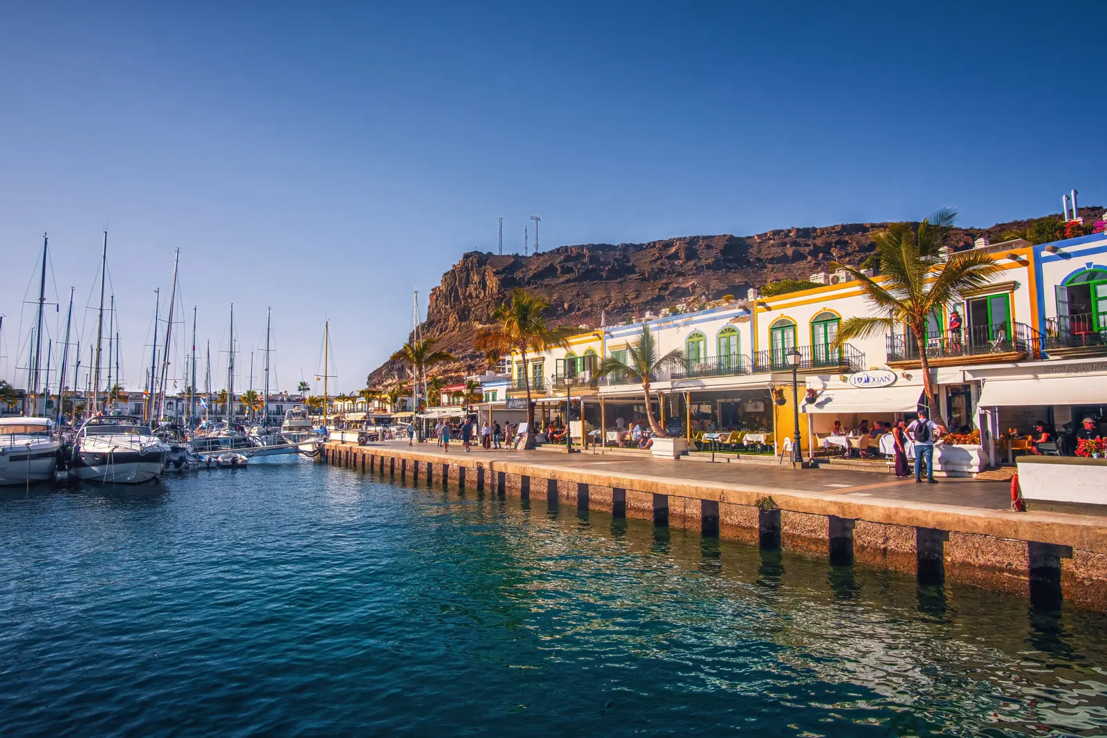 Fishing boats at Puerto de Mogán harbour
