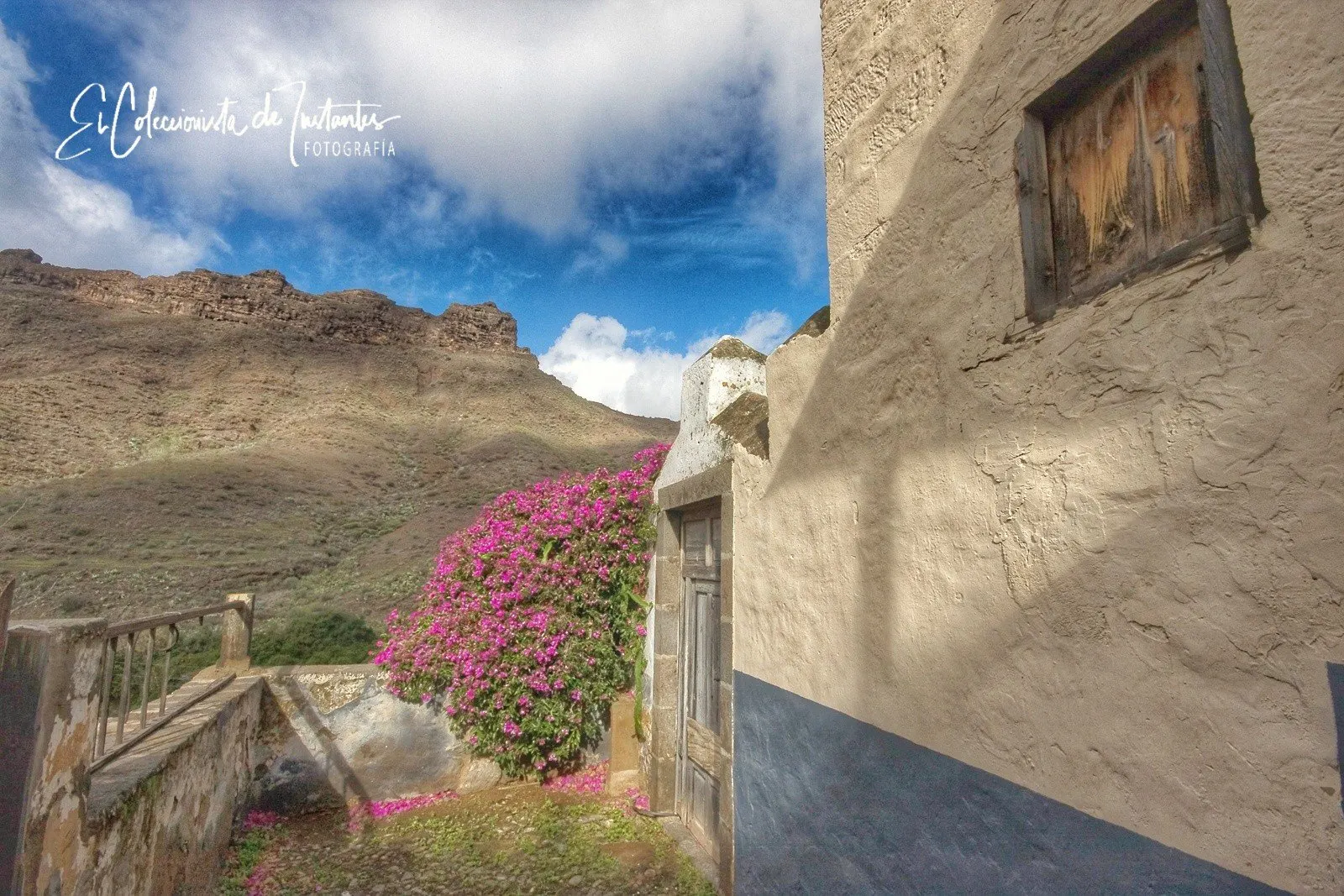 El pueblo de Mogán, tierra adentro