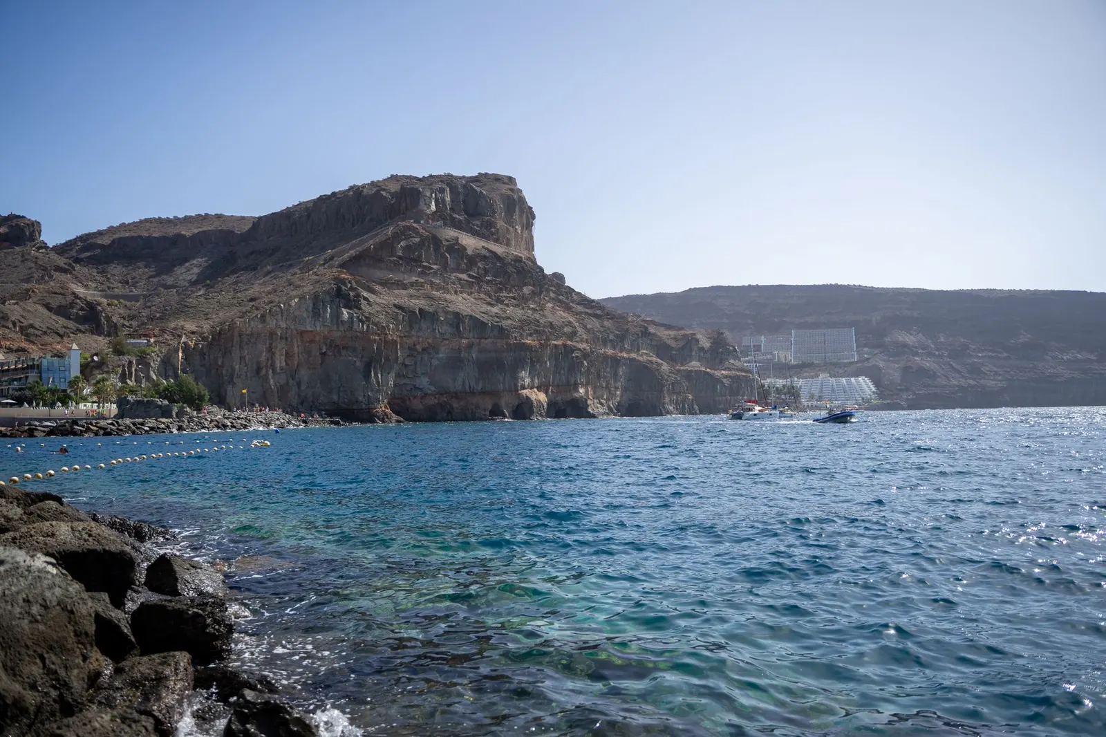 La costa rocosa del oeste de Gran Canaria