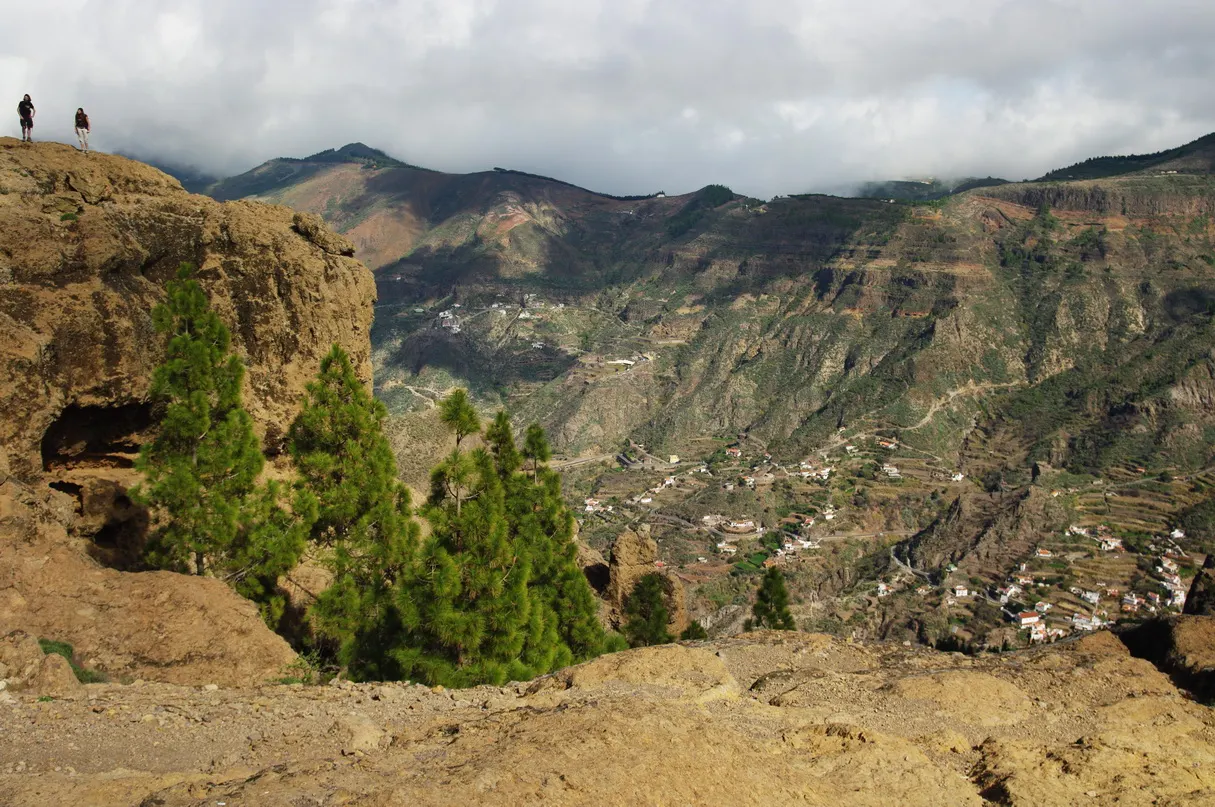 Mirador de cumbre en el interior de Gran Canaria