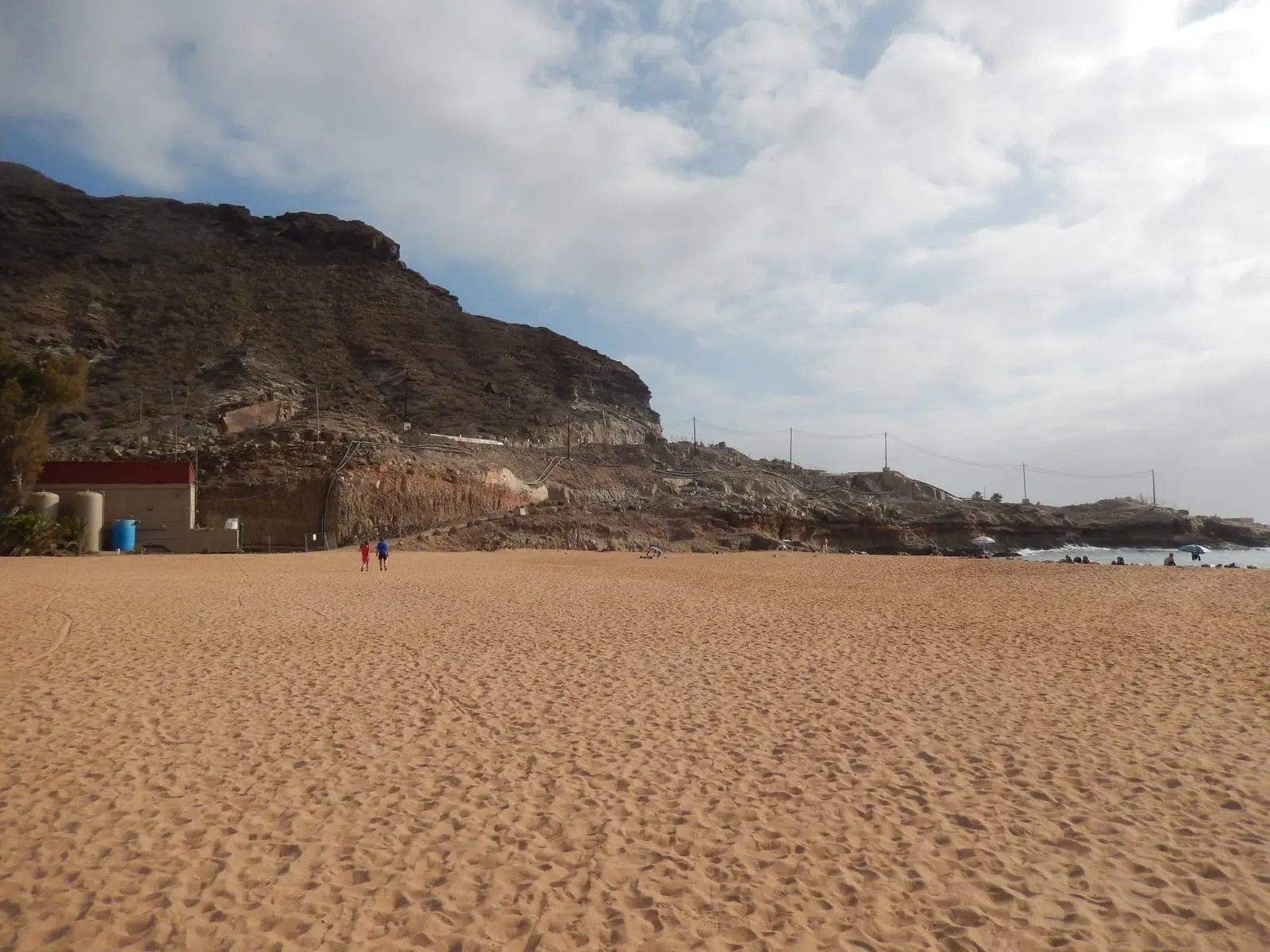 Vista general de la Playa de Tauro en Mogán